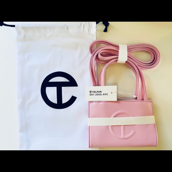 Telfar Handbags - Telfar bubblegum pink small bag BNWT